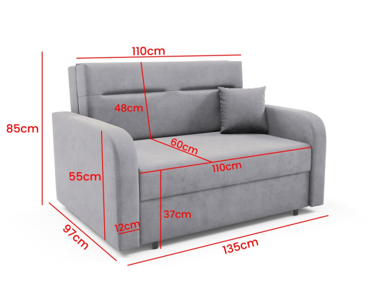 Rozkládací pohovka Hela 2 - Kronos 01