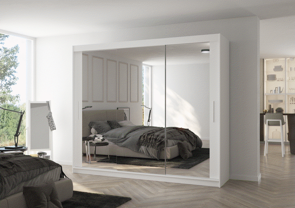 Šatní skříň s posuvnými dveřmi Chester - 250 cm