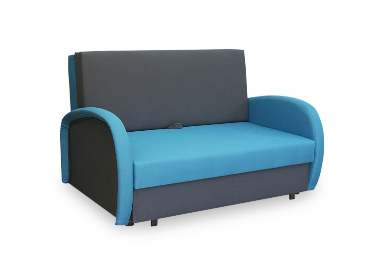 Rozkládací pohovka Zuza 2 - šedo/modrá