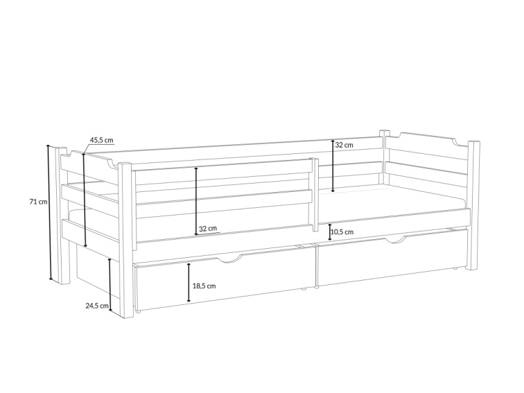 Patrová postel Aurelia