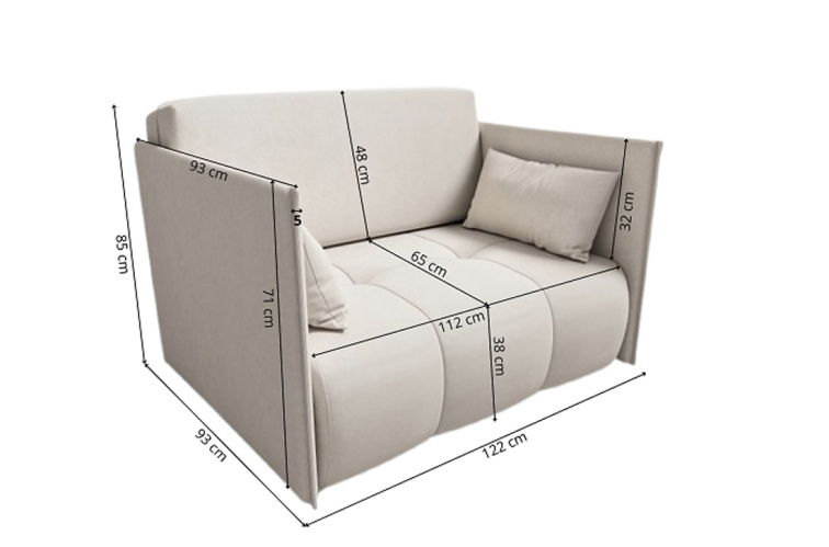Rozkládací pohovka Nessa 2 - Kronos 07