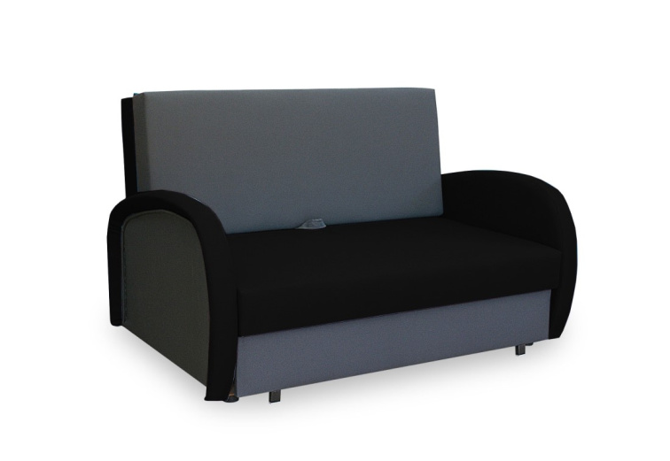 Rozkládací pohovka Zuza 2 - šedo/černá