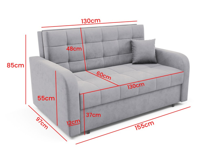 Rozkládací pohovka Evelyn 3 - Kronos 06
