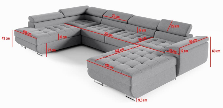 Sedací souprava do U Monza - Monolith 37