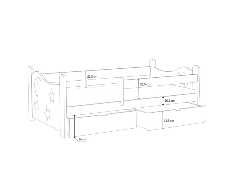 Patrová postel Aurelia