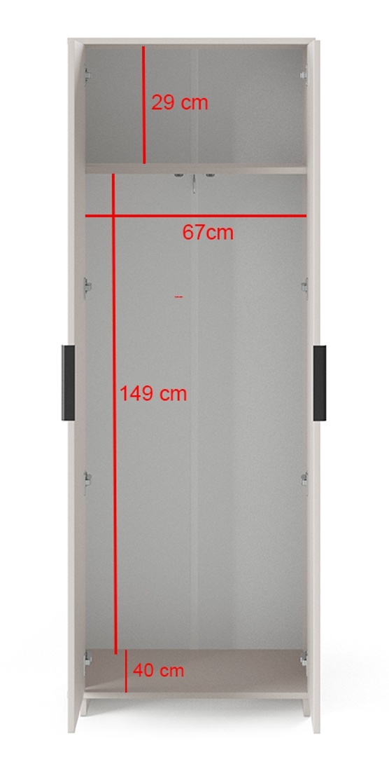 Rohová skříň Emi 40 - grafit