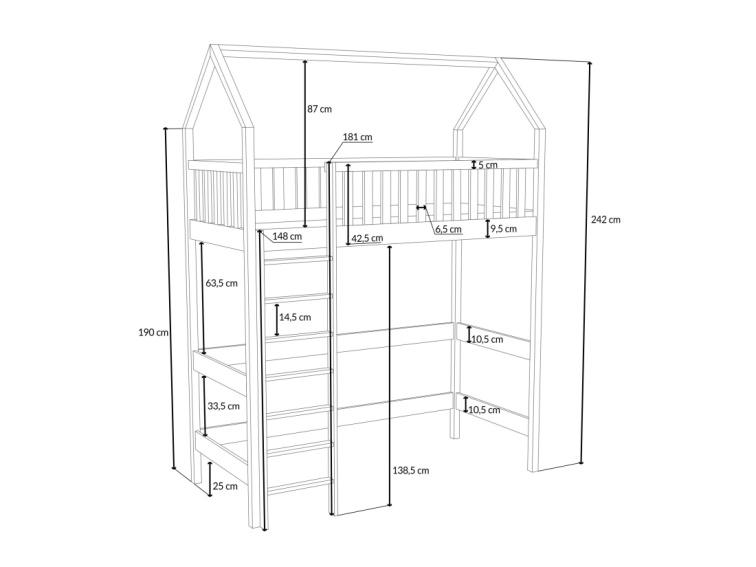 Patrová postel Aurelia