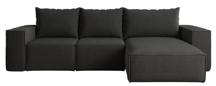 Rohová sedačka do L Lea - Černá 135