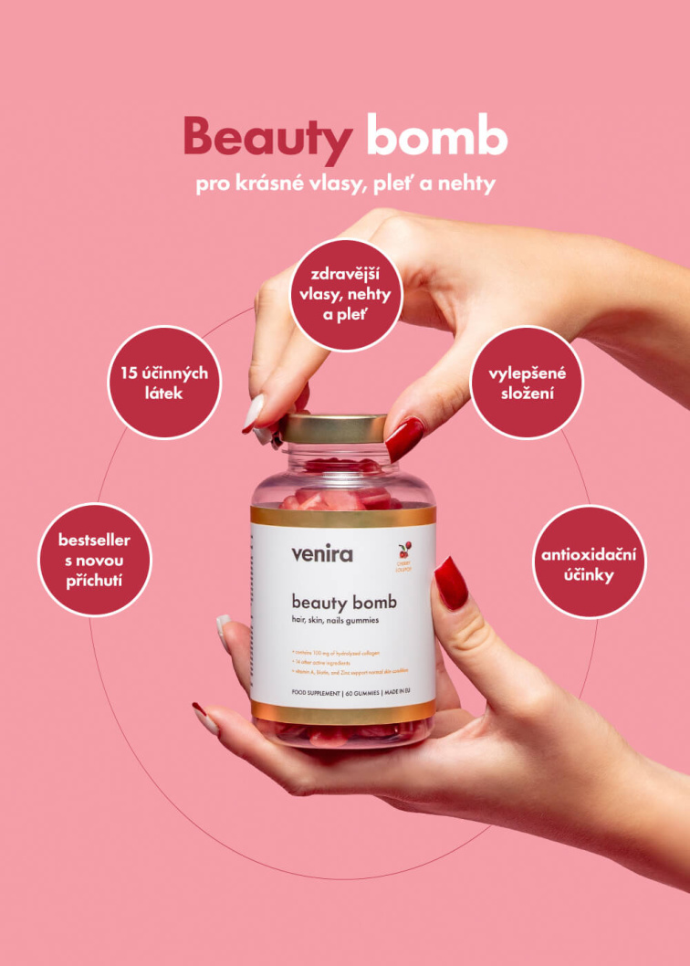 VENIRA beauty bomb - medvídci pro vlasy, nehty a pleť