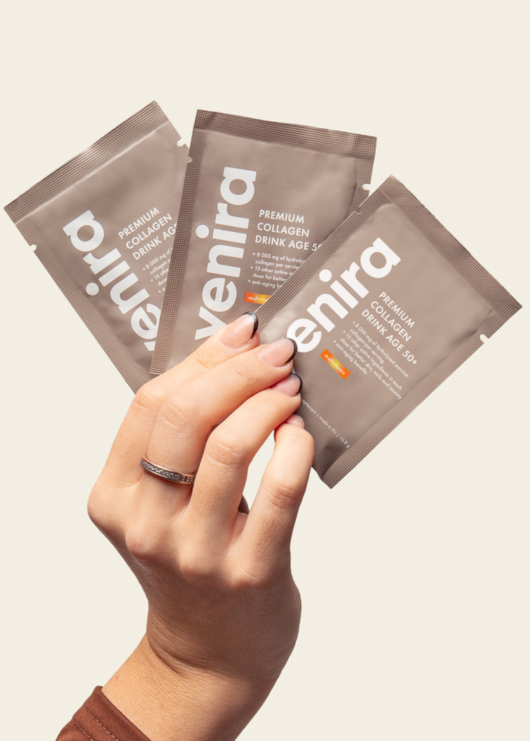 VENIRA PREMIUM kolagenový drink pro vlasy, nehty a pleť, age 50+
