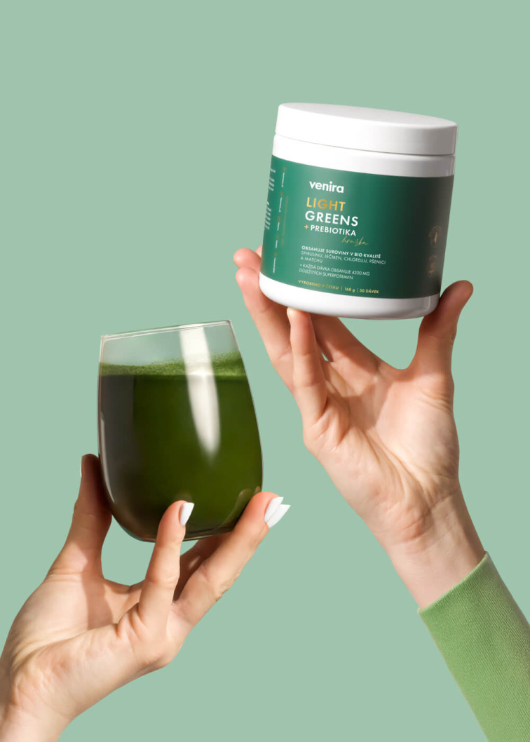 VENIRA light greens + prebiotika