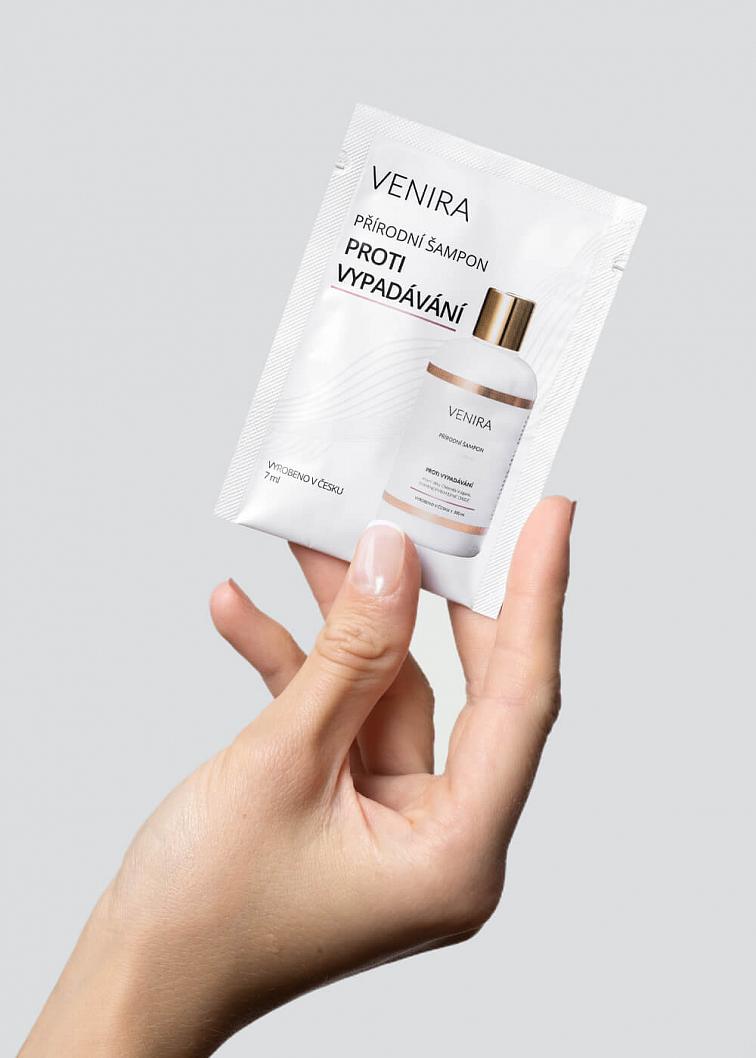 VENIRA přírodní šampon proti vypadávání vlasů - vzorek