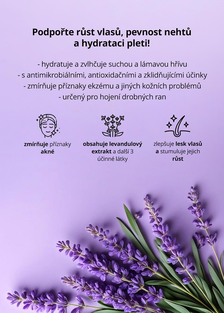 VENIRA BIO levandulový olej