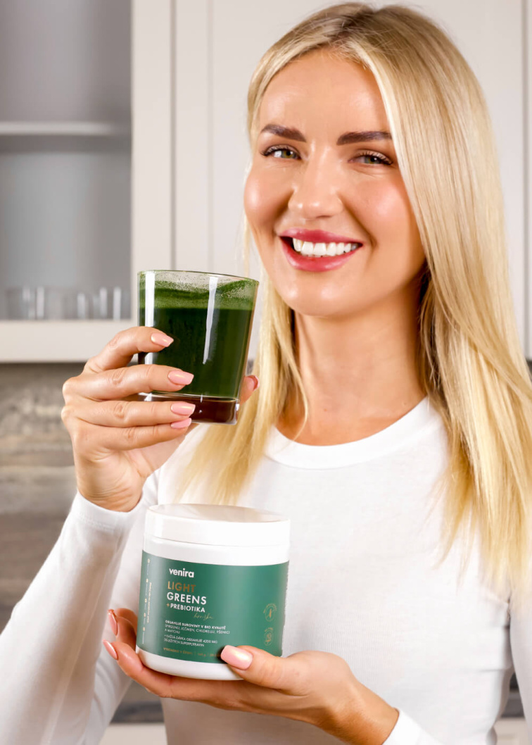 VENIRA light greens + prebiotika