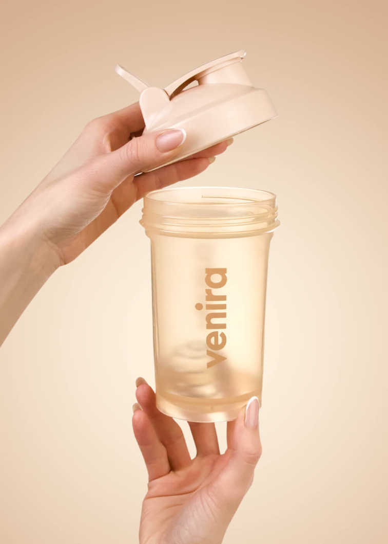 VENIRA shaker PRO s poutkem, béžový