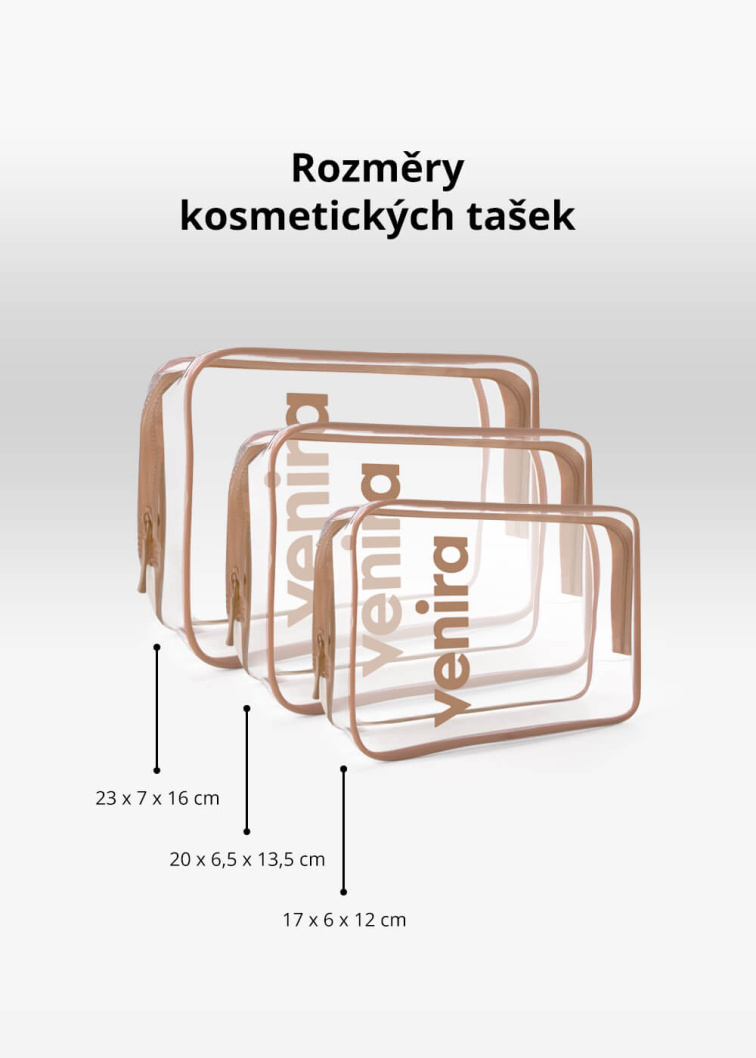 VENIRA sada kosmetických tašek