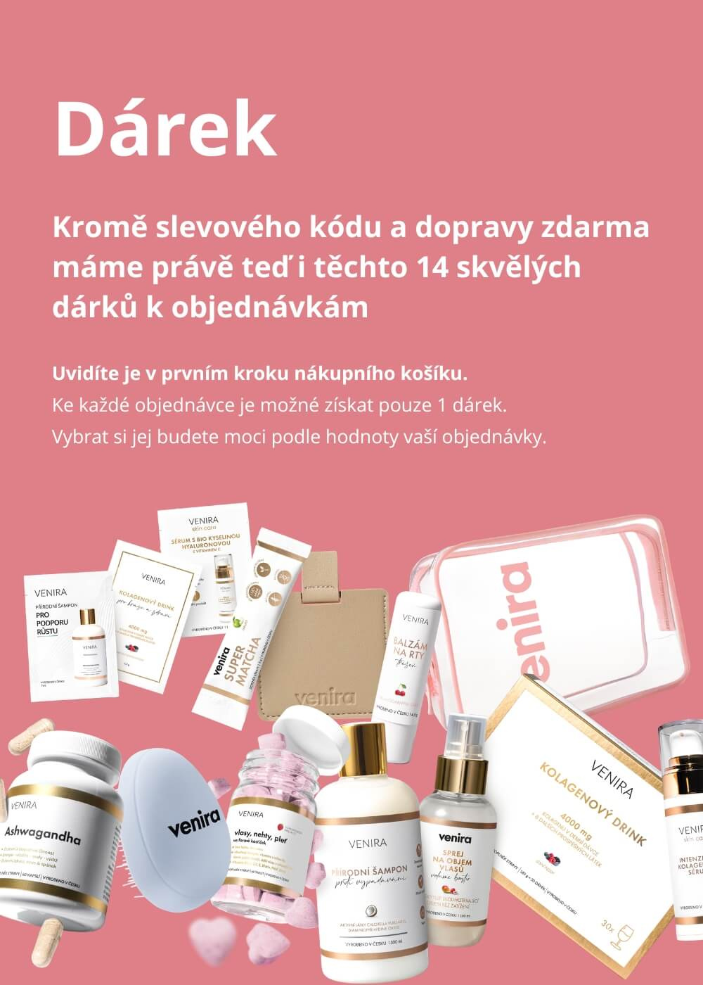 VENIRA spalovač tuků + kolagen drink