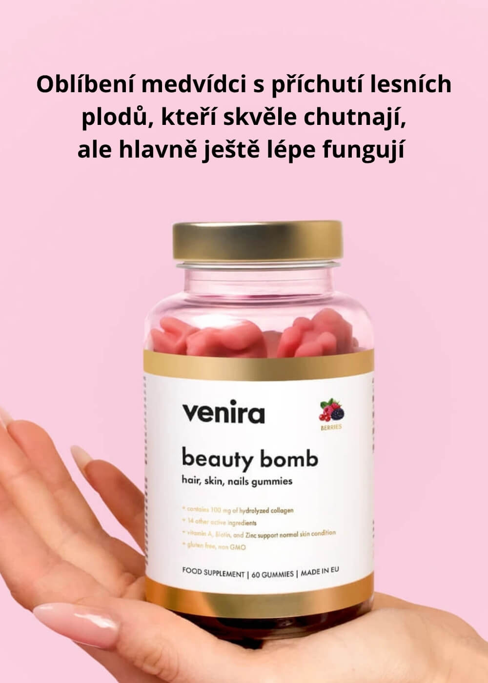 VENIRA beauty bomb - medvídci pro vlasy, nehty a pleť