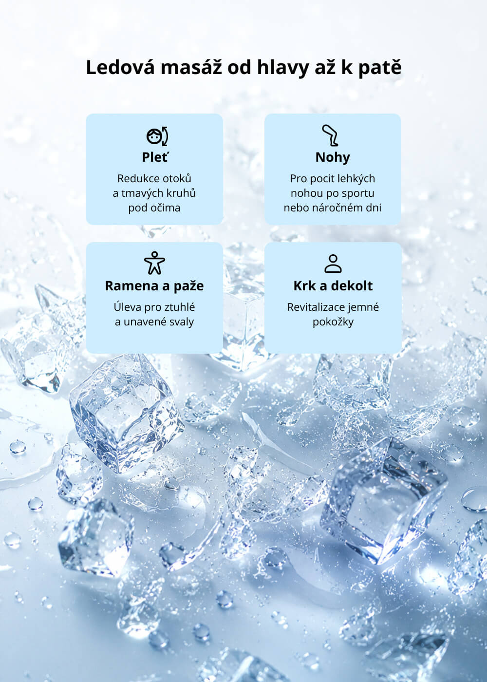 VENIRA ice massage roller