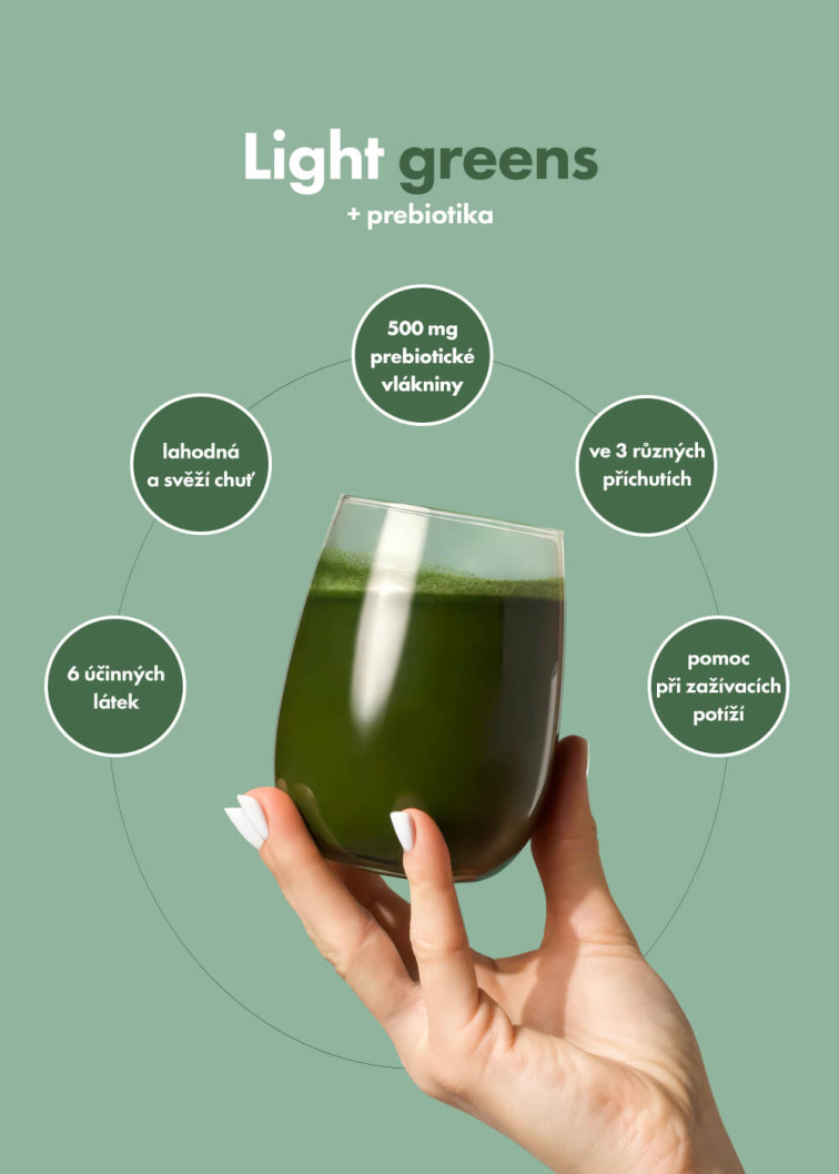 VENIRA light greens + prebiotika