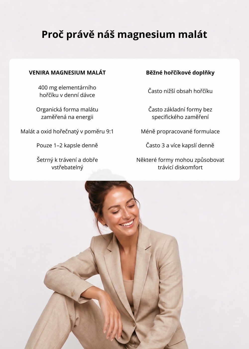 VENIRA energy magnézium malát