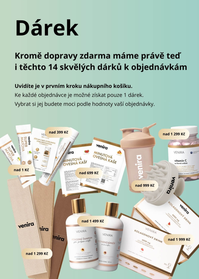 VENIRA srdíčka pro vlasy, nehty a pleť