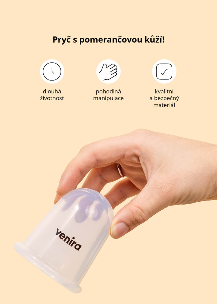 VENIRA vakuová baňka na celulitidu