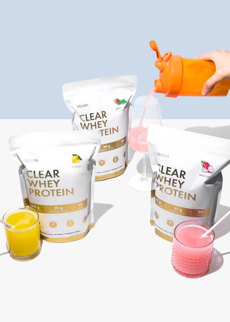 VENIRA clear whey protein / proteinová limonáda
