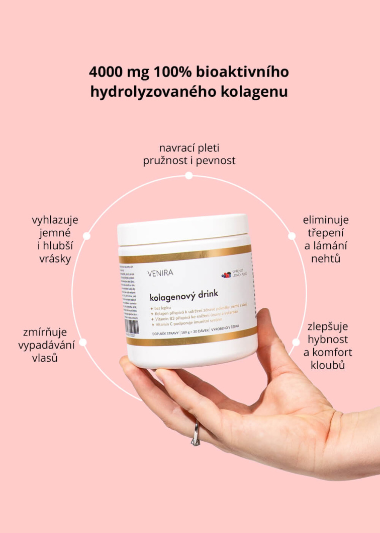 VENIRA kolagenový drink pro vlasy, nehty a pleť