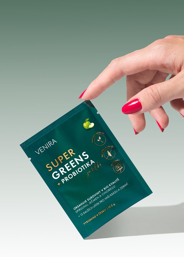 VENIRA super greens + probiotika - vzorek