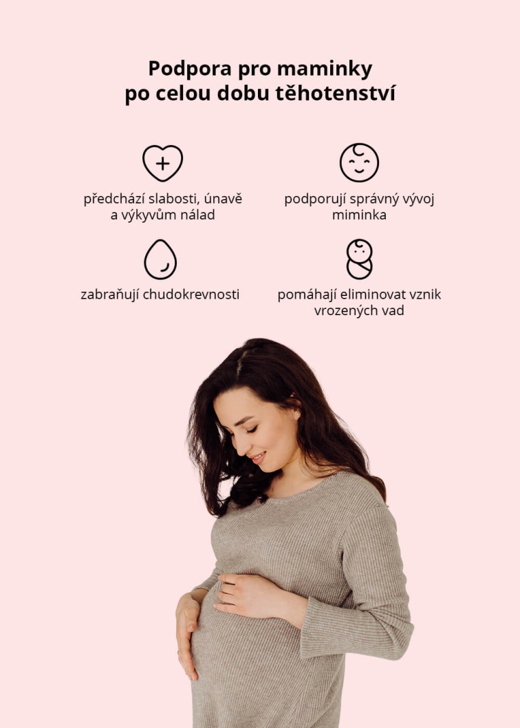 VENIRA vitamíny pro těhotné ženy, 1.-3. trimestr