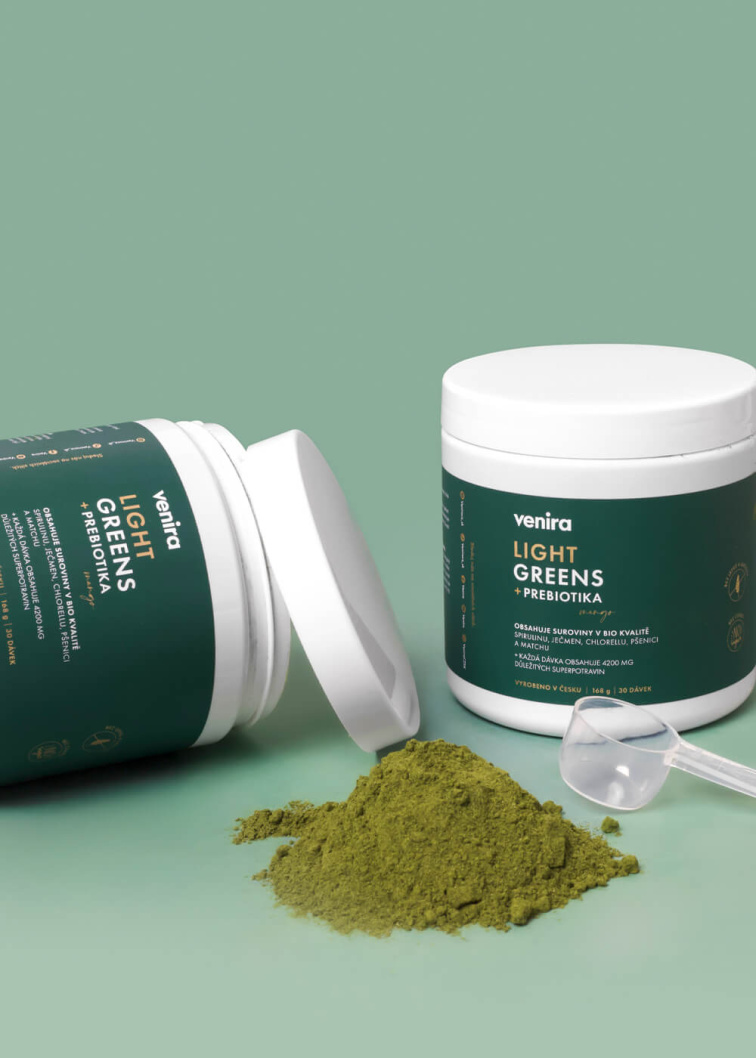 VENIRA light greens + prebiotika