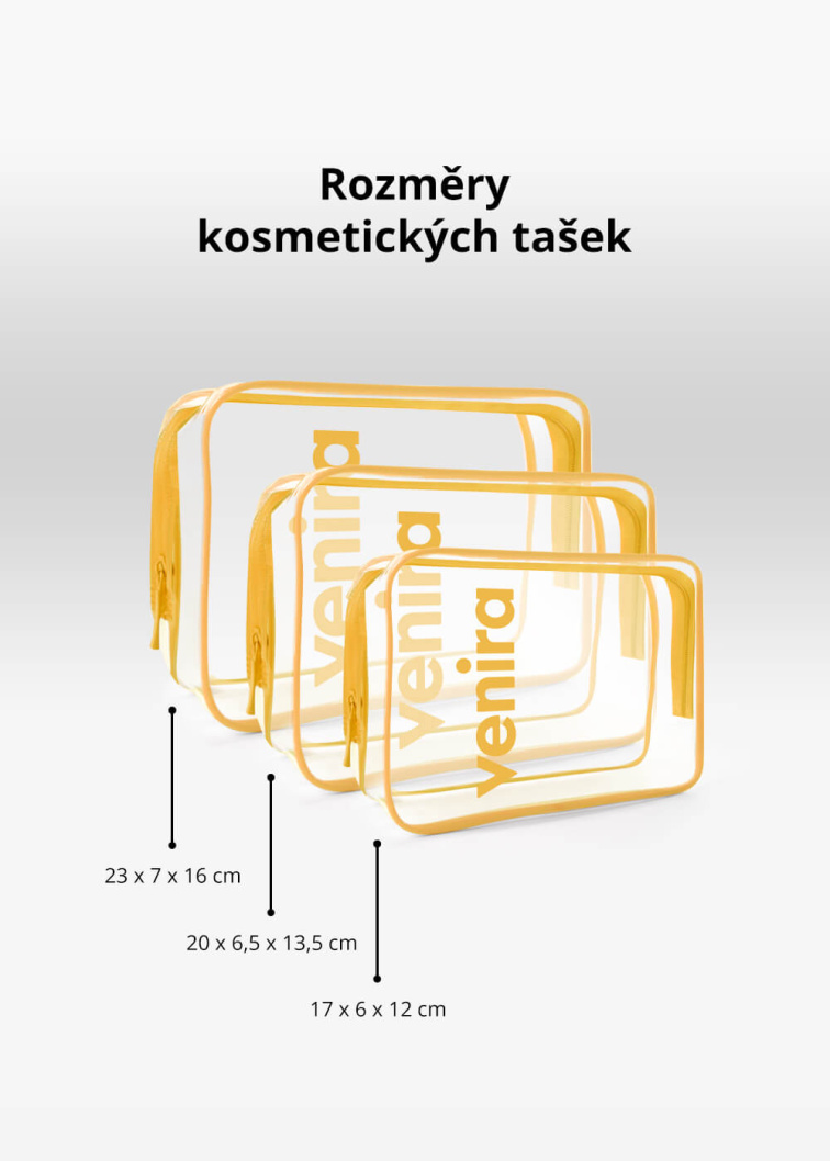 VENIRA sada kosmetických tašek