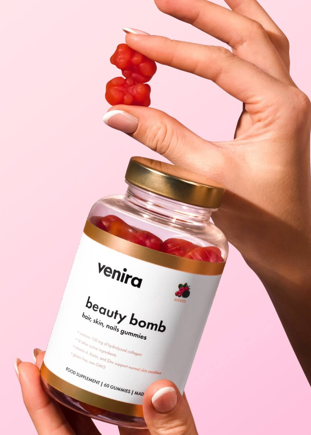 VENIRA beauty bomb - medvídci pro vlasy, nehty a pleť