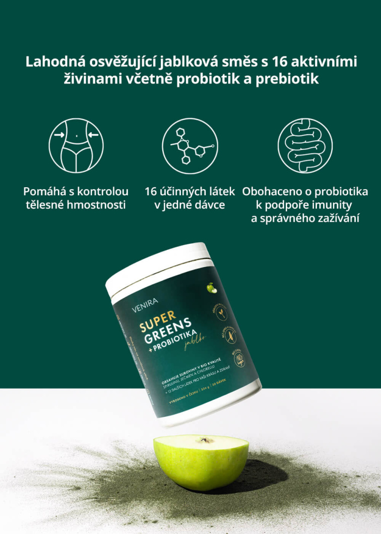 VENIRA super greens + probiotika