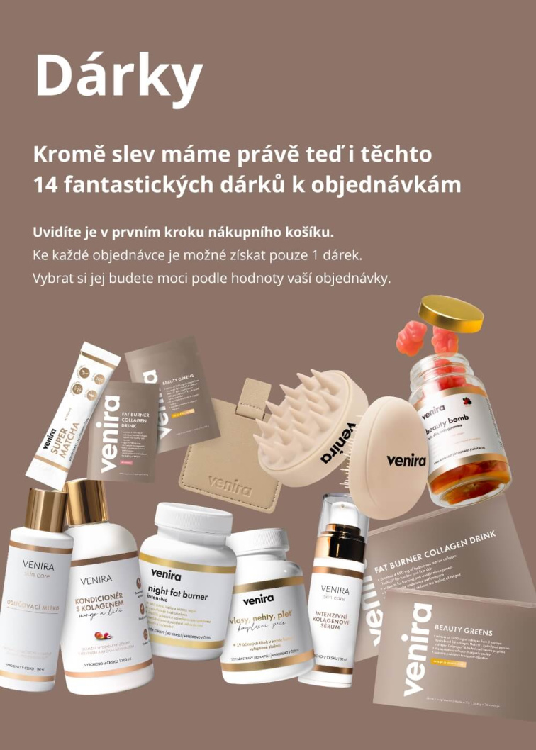 VENIRA srdíčka pro vlasy, nehty a pleť