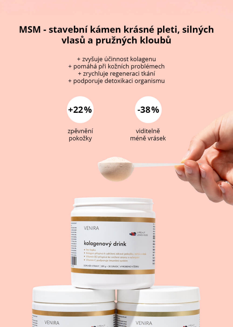 VENIRA kolagenový drink pro vlasy, nehty a pleť