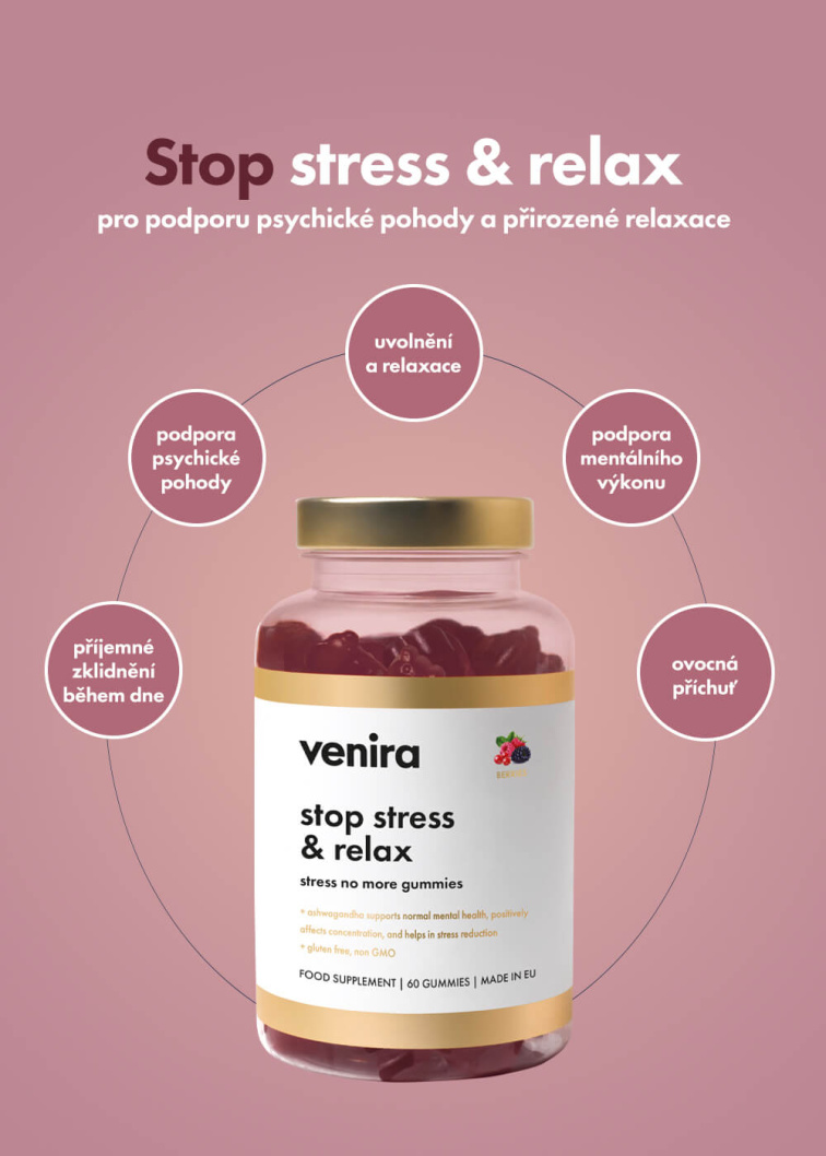 VENIRA stop stress & relax - medvídci proti stresu
