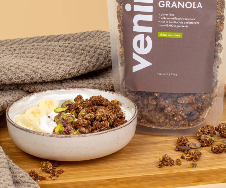 Všichni milujeme dubajskou čokoládu. Jak ji ale zařadit do fitness stravy? Máme tajný tip!