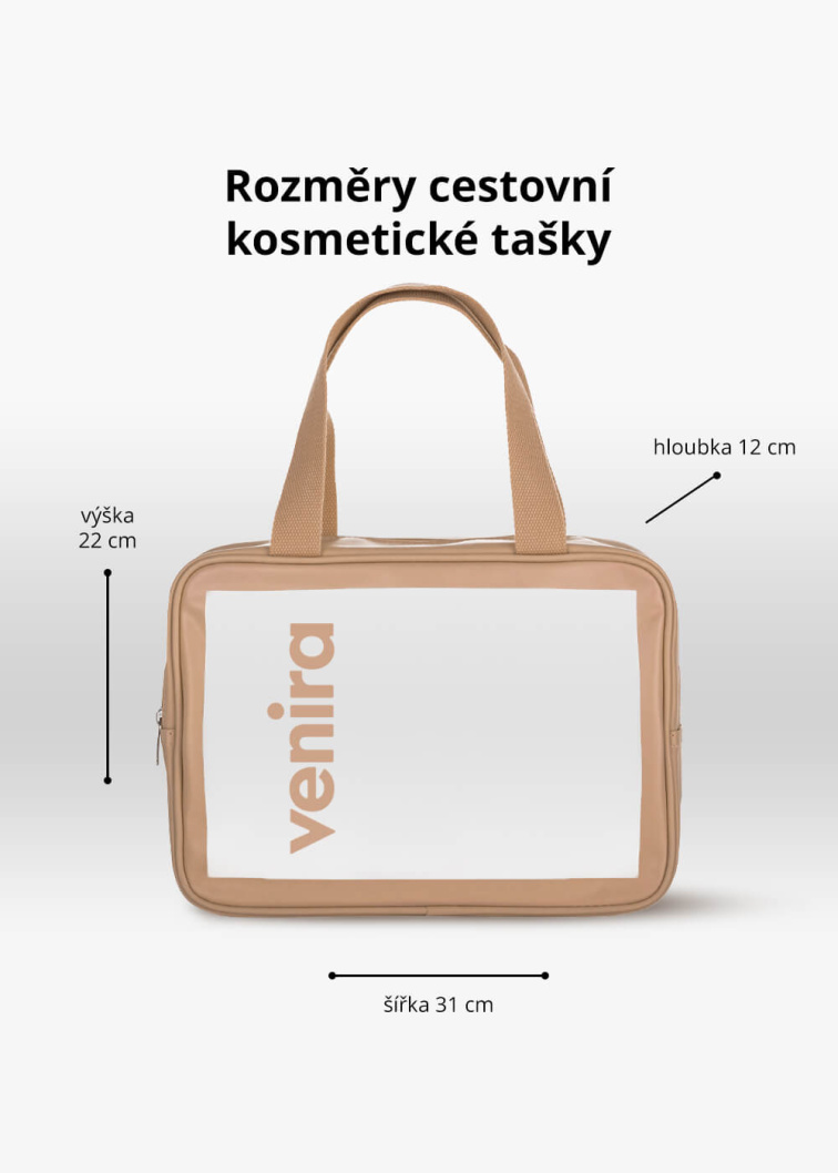 VENIRA cestovní kosmetická taška