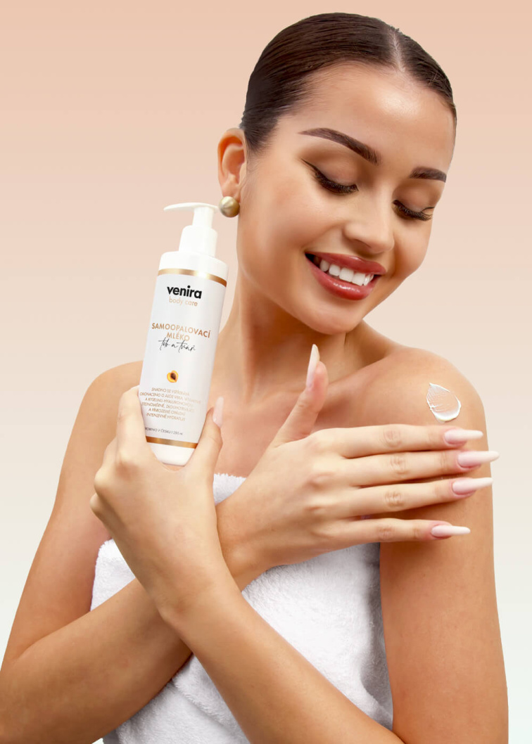 VENIRA samoopalovací mléko