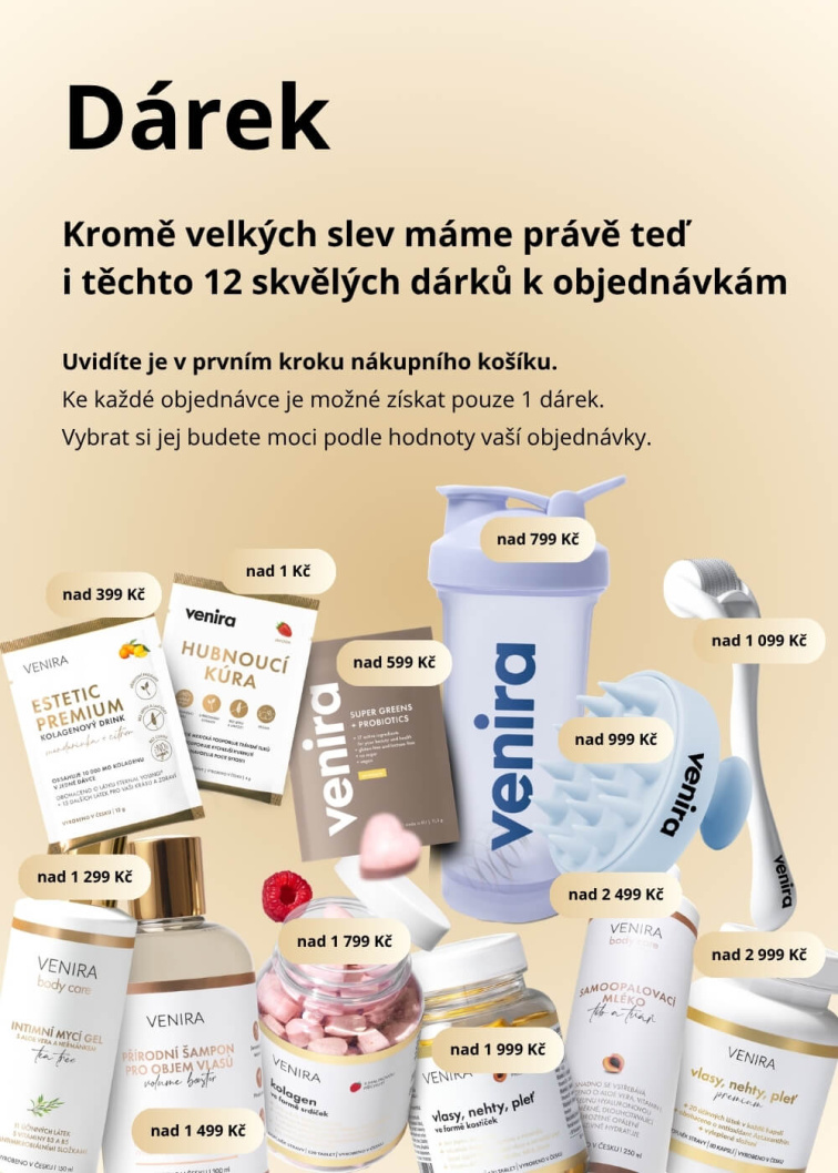 VENIRA PREMIUM kolagenový drink pro vlasy, nehty a pleť
