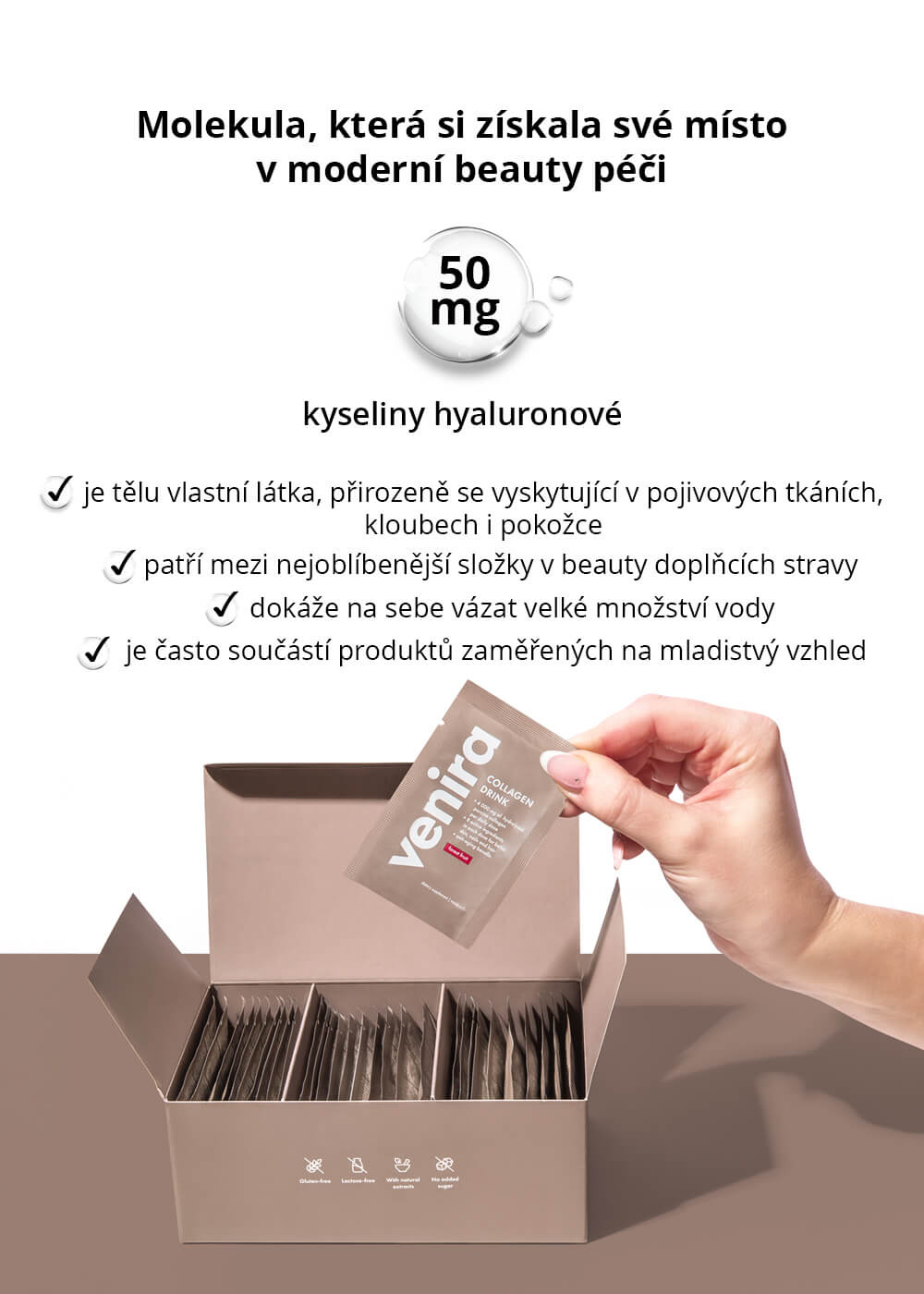 VENIRA kolagenový drink pro vlasy, nehty a pleť - vzorek