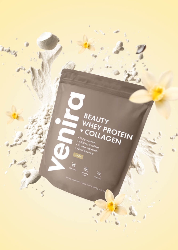 VENIRA beauty whey protein s kolagenem