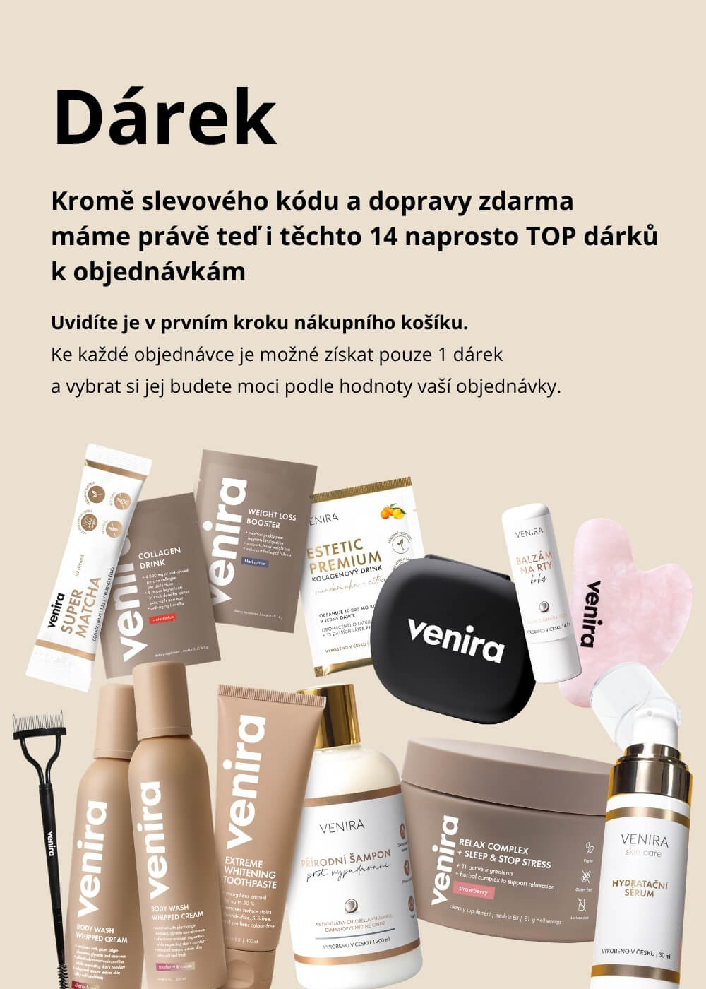 VENIRA magnesium bisglycinát shot - vzorek