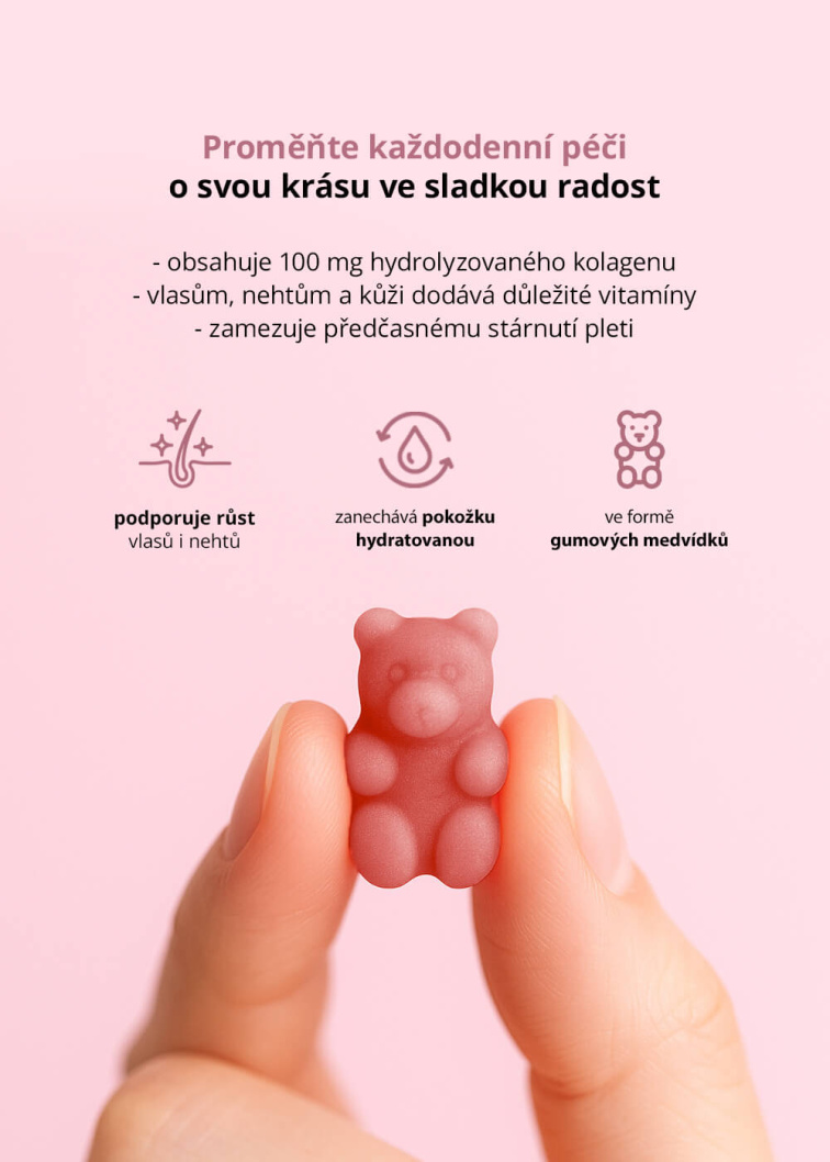 VENIRA beauty bomb - medvídci pro vlasy, nehty a pleť