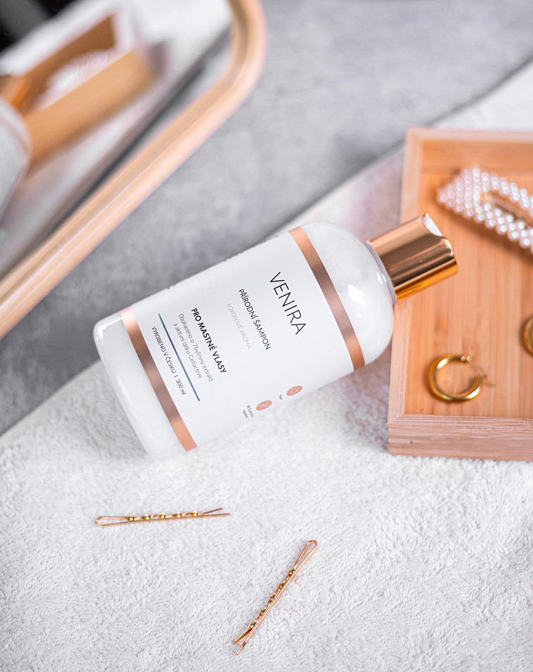 VENIRA přírodní šampon pro mastné vlasy