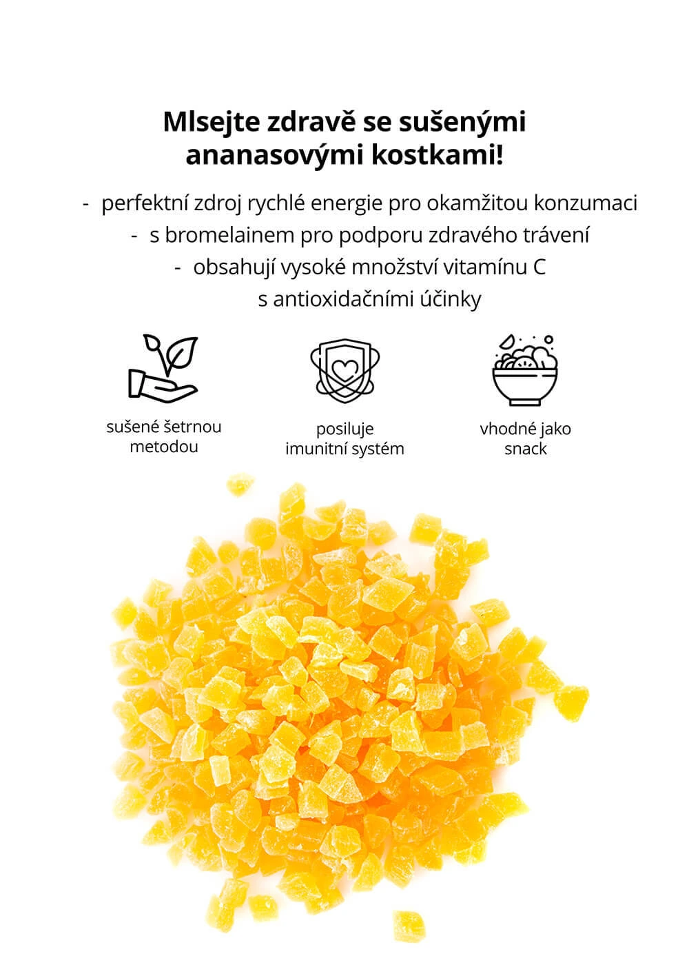 VENIRA sušený ananas