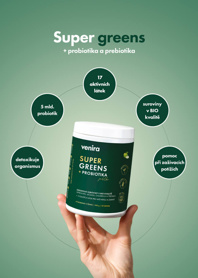 VENIRA super greens + probiotika