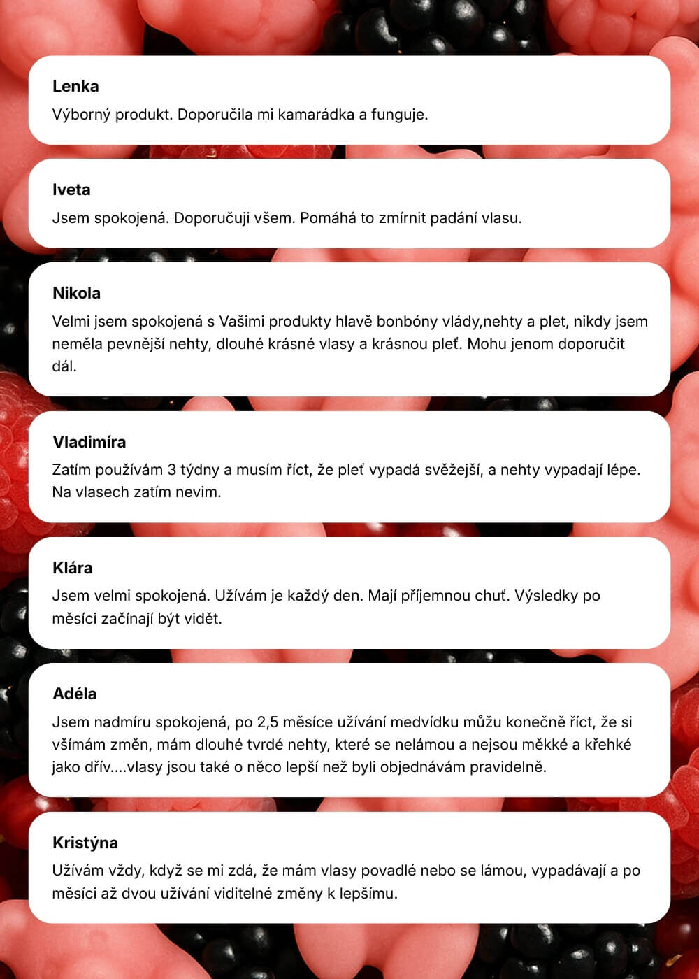VENIRA beauty bomb - medvídci pro vlasy, nehty a pleť